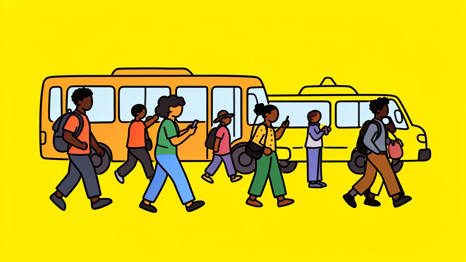 South African commuters using the BIAR app